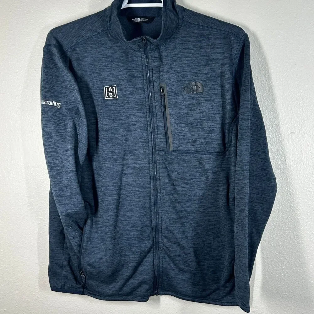 The North Face Jacket Mens XL Navy Heather Full Zip Performance Fleece Zip